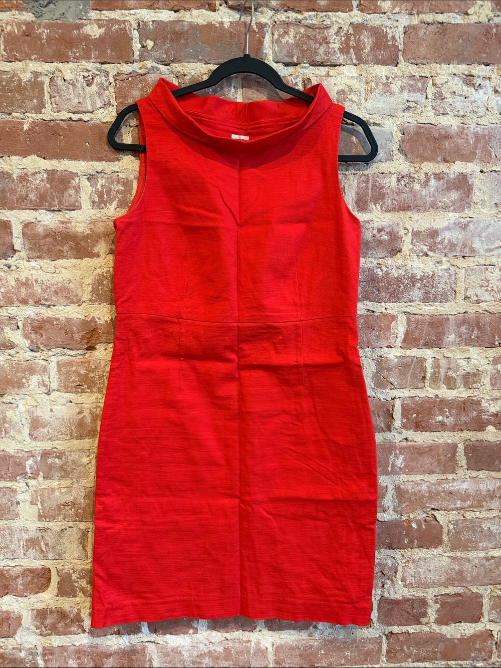 Anne Klein Bright Red Sleeveless Sheath Dress
